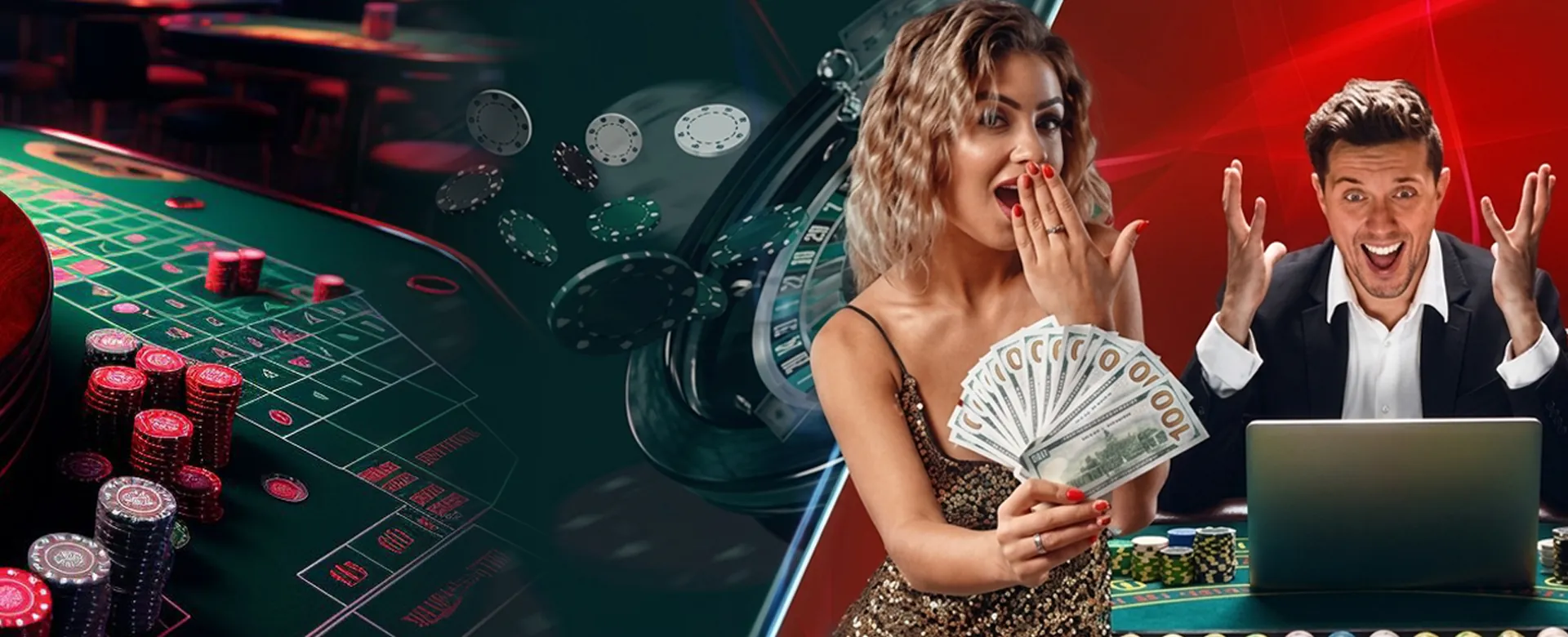 Slotvip Live Casino dealer with golden accents